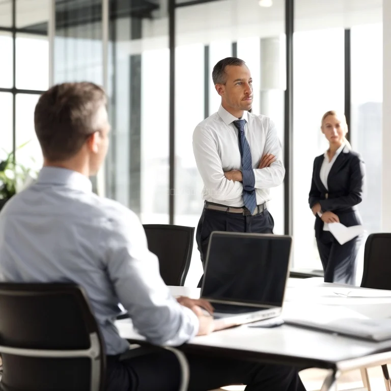 KaiTopenのリーダーシップコーチングを受ける経営幹部の写真